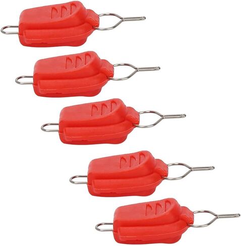 Tackle Spins Reel Line Clip Buckle Keeper, Baitcasting Reel Fishing Line Holder, Fishing Line Holder, Clip Buckle Stopper (红色) in Saudi Arabia