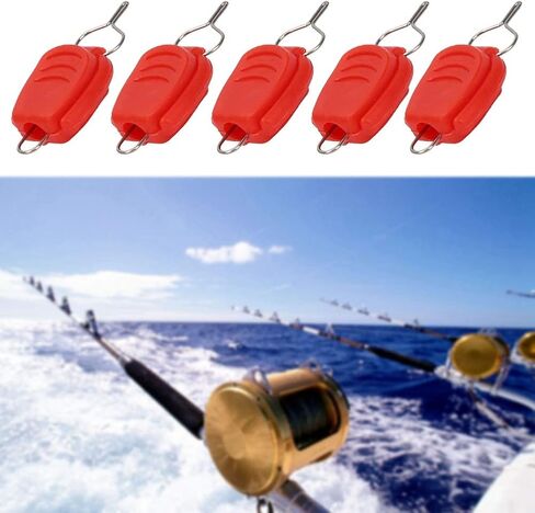 Tackle Spins Reel Line Clip Buckle Keeper, Baitcasting Reel Fishing Line Holder, Fishing Line Holder, Clip Buckle Stopper (红色) in Saudi Arabia