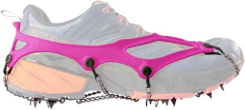 Nortec Fast Crampons Made in Italy for Fast Hiking and Trail Running, Winter Running on Ice and Snow, Micro Crampons for Ultralight Shoes with Case in Saudi Arabia