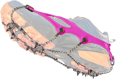Nortec Fast Crampons Made in Italy for Fast Hiking and Trail Running, Winter Running on Ice and Snow, Micro Crampons for Ultralight Shoes with Case in Saudi Arabia