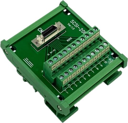 SCSI-20P SCSI CN20 لوحة اختراق الإناث 20 دبوس محول الطرفية محول DIN Rail Railting HPCN20P (20p TB و 5M Cable) in Saudi Arabia