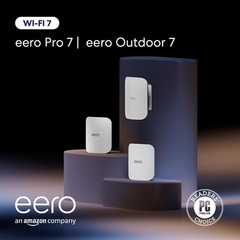 Amazon eero Pro 7 (3-pack) with Amazon eero Outdoor 7 (1-pack) mesh wifi system in Saudi Arabia