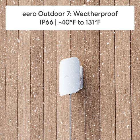Amazon Eero Pro 7 (3 عبوات) مع نظام WiFi شبكة Amazon Eero Outdoor 7 (1 حزمة) in Saudi Arabia