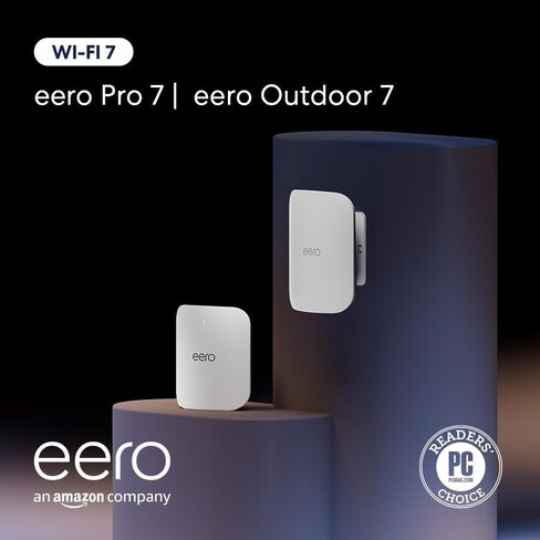 Amazon Eero Pro 7 (3 عبوات) مع نظام WiFi شبكة Amazon Eero Outdoor 7 (1 حزمة) in Saudi Arabia