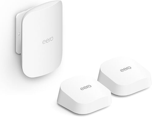 Amazon eero 7 (3-pack) with Amazon eero Outdoor 7 (1-pack) mesh wifi system in Saudi Arabia