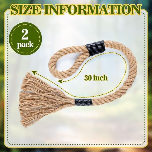 Deer Scent Rope Hemp Rope for Deer Mock Scrape System Rigid Hanging Attractant Scrape Licking Scent Rub Jute Anywhere for Hunting Accessories Hunter Gifts in Saudi Arabia