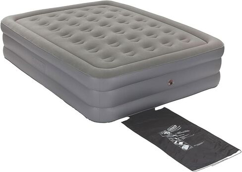 Coleman Guestrest 18 "Plush Top Double High Air Praybed مع نظام تخزين متكامل وحقيبة حمل ، مضخة غير مدرجة ، ملكة in Kuwait
