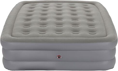 Coleman Guestrest 18 "Plush Top Double High Air Praybed مع نظام تخزين متكامل وحقيبة حمل ، مضخة غير مدرجة ، ملكة in Kuwait