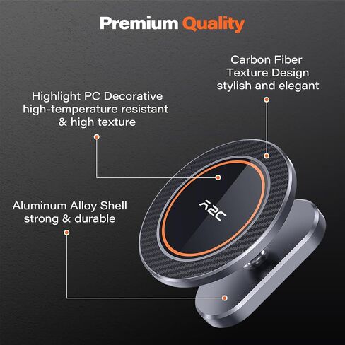 A2C A2C All-Mytal Gym Magnetic Phone Home ، هدية تمرين متطورة للرجال للنساء [أقوى مغناطيس مزدوج] يعلق على هاتف Gym Metable Metal Metal Metal For iPhone 16 15 14 13 12 Series (Black) in Kuwait