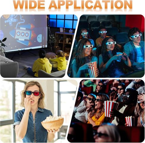 MECCANIXITY Polarized 3D Viewing Glasses, Passive Circular 3D Glasses for Anaglyph Movie Cinema Game TV Photo Projector Black in Saudi Arabia