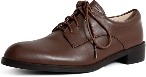 ONEENO Women's Classic Lace-up Leather Oxford in Kuwait