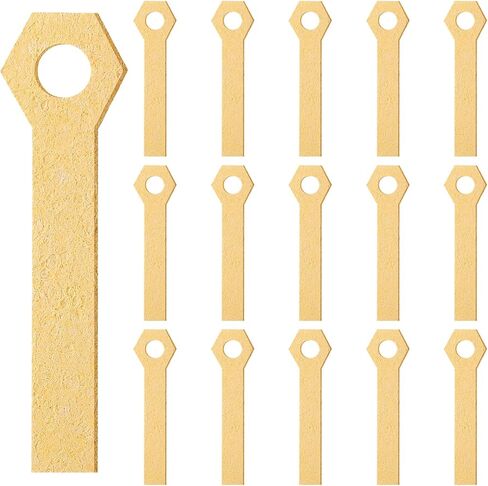 Tatuo 15 Pieces Expandable Deer Urine Wicks Disseminate Scent Buck Attractor Absorb Doe Urine Wicks Estrus Bucks (Light Brown) in Kuwait