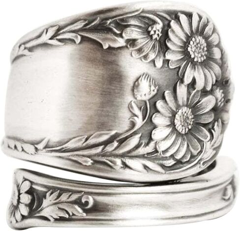 Faith Over Fear Ring,Sterling Silver Adjustable Wrap Open Ring,Women Teens Inspirational Jewelry Gifts in Saudi Arabia