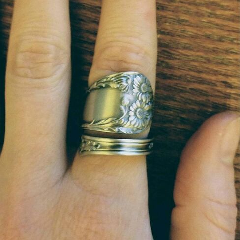 Faith Over Fear Ring,Sterling Silver Adjustable Wrap Open Ring,Women Teens Inspirational Jewelry Gifts in Saudi Arabia