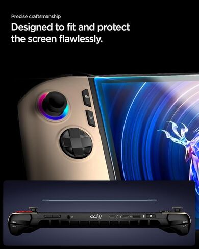 Spigen Tempered Glass Screen Protector [GlasTR Slim] designed for MSI Claw 8 Ai - 2 Pack in Saudi Arabia