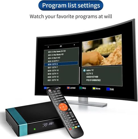 صندوق استقبال S2X STELLITE S2X لـ VCM ACM HEVC MAIN 10 لتجربة التلفزيون الذكي in Saudi Arabia