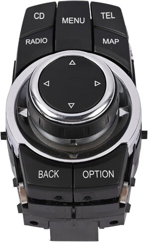 65829231116 Media Switch Controller Joystick Compatible with BMW 1 E82 3 E90 X1 E84 X5 E70 X6 E71, 4Pin CiC Navigation Menu IDrive Knob, 923111601 in Saudi Arabia