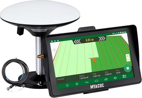 جرار GPS Navigator للزراعة الدقيقة ، GNSS Navigator الزراعة الزراعية مع شاشة تعمل باللمس 9 بوصات مناسبة لرش أنشطة الأراضي الزراعية البذر الأراضي الزراعية in Kuwait