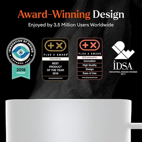 Ember Temperature Control Smart Mug 2, 14 Oz, App-Controlled Heated Coffee Mug with 80 Min Battery Life and Improved Design, White (Renewed) in Saudi Arabia