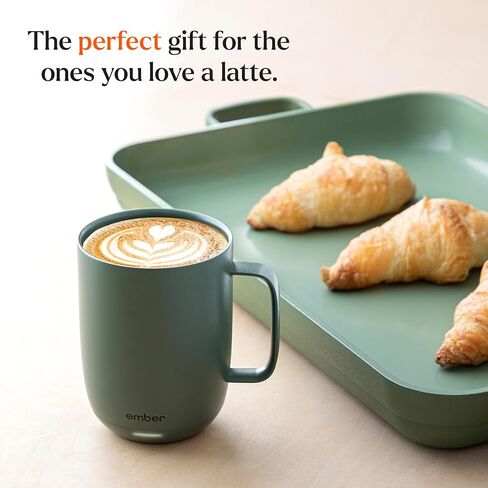 Ember Control Smart 2 ، 14 Oz ، Mug Coffee Coffee Hutcled مع عمر بطارية 80 دقيقة وتصميم محسّن ، أبيض (متجدد) in Kuwait