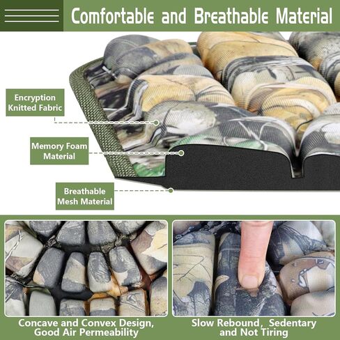 استبدال مقعد GJL Tree Stand مع الجيب ، وسادة مقعد الرغوة الشاملة مع حزام قابل للتعديل ، وملحقات حامل الأشجار تناسب حوامل تسلق السلم ، وخفيفة الوزن ومحمولة in Kuwait