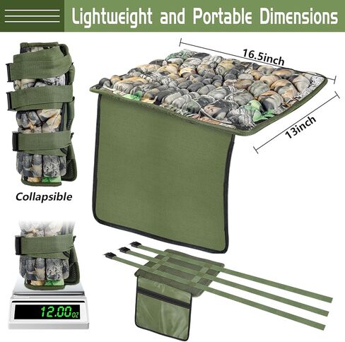 استبدال مقعد GJL Tree Stand مع الجيب ، وسادة مقعد الرغوة الشاملة مع حزام قابل للتعديل ، وملحقات حامل الأشجار تناسب حوامل تسلق السلم ، وخفيفة الوزن ومحمولة in Kuwait