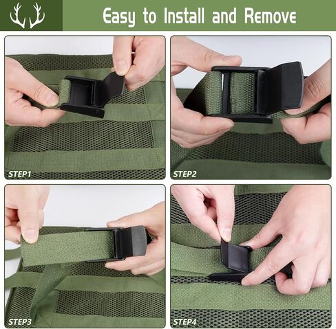 استبدال مقعد GJL Tree Stand مع الجيب ، وسادة مقعد الرغوة الشاملة مع حزام قابل للتعديل ، وملحقات حامل الأشجار تناسب حوامل تسلق السلم ، وخفيفة الوزن ومحمولة in Kuwait