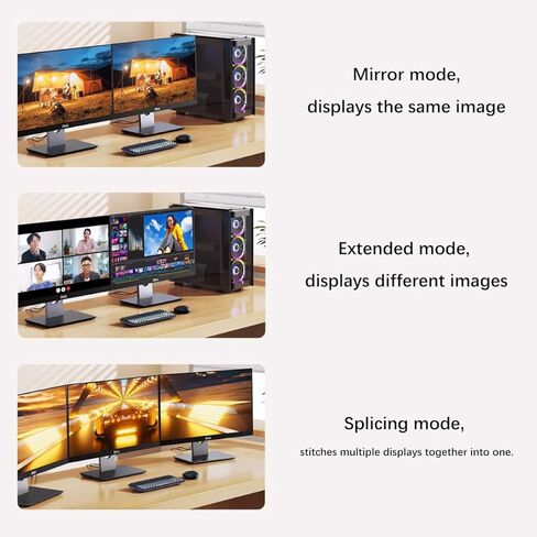 DisplayPort Cable 1.4،8K DP Cable 9.9ft (8K@60Hz ، 4K@240Hz ، 2K@1800Hz) HBR3 دعم 32.4 جيجابت في الثانية ، HDR ، منفذ عرض مضفر لشاشة الألعاب ، الرسومات ، الكمبيوتر (3M) in Kuwait