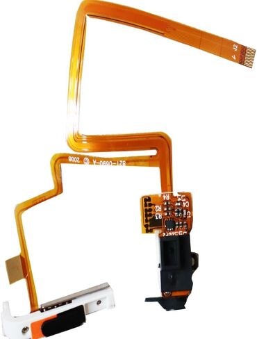 Thick Black Color Headphone Jack Audio Jack with Hold Switch Flex Ribbon Cable for iPod 6th Classic 160GB/Video 5.5th 60GB 80GB Thick Version in Saudi Arabia