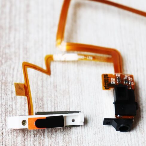 Thick Black Color Headphone Jack Audio Jack with Hold Switch Flex Ribbon Cable for iPod 6th Classic 160GB/Video 5.5th 60GB 80GB Thick Version in Saudi Arabia