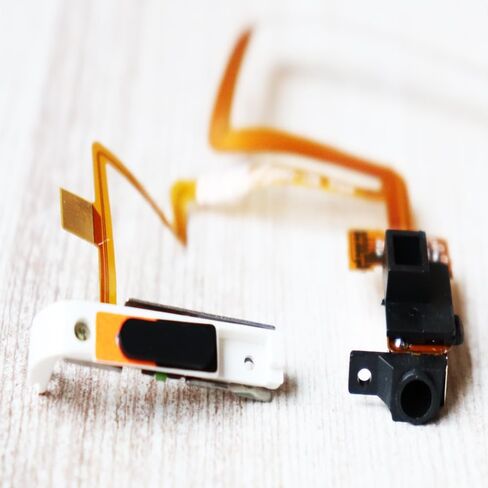 Thick Black Color Headphone Jack Audio Jack with Hold Switch Flex Ribbon Cable for iPod 6th Classic 160GB/Video 5.5th 60GB 80GB Thick Version in Saudi Arabia