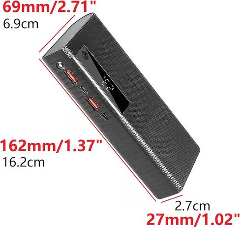 DIY 5 * 21700 Charge Charger Case Bank Box Box Fast Free Free Coldering ، in Saudi Arabia