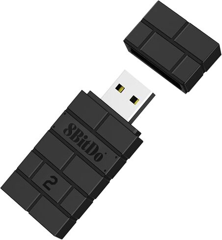 محول وحدة التحكم في محول 8BitDO 2 USB Wireless for Switch/Switch 2 ، Windows ، Mac & Raspberry PI ، متوافق مع وحدة تحكم Bluetooth X & S Series Xbox One ، PS5/PS4/PS3 in Saudi Arabia