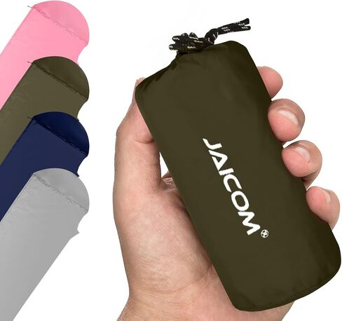 Ultralight Sleeping Bag Liner - 5.3 oz Washable Adult Sleep Sack & Travel Sheets, Self Tan Sleep Sack with Two-Way-Zipper, for Backpacking, Hotel, Camping, Travel in Kuwait