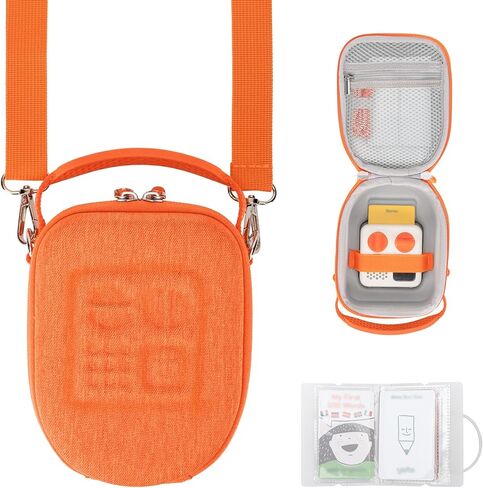 PROfezzion Carrying Travel EVA Case for Yoto Mini and Headphone, Pink in Saudi Arabia