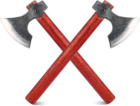 16 "رمي Tomahawks ، و 2 حزمة محاور مع الصلب الكربوني عالي ومقبض خشبي ، مثالية للعبة رمي الفأس ، والترفيه والمنافسة ، هدية للرجال in Kuwait