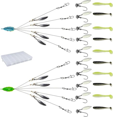 Alabama Umbrella Rigs Fishing Rigs Lure for Fishing Bass Bait Lure 8in 1/2OZ Fishing Bait Rigs in Saudi Arabia
