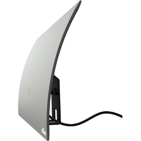 Mohu Gateway Plus Amplified Indoor TV Antenna, Signal Indicator, 60-Mile Range, UHF VHF, Multi-Directional, 4K UHD, NEXTGEN TV - w/Stand, 10ft. Cable in Kuwait