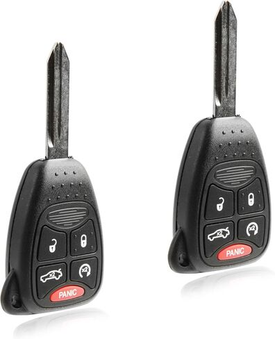 2X USARemote Key Fob Replacement for 2005 2006 2007 2008 2009 2010 2011 2012 2013 2014 Chrysler 200 300 Aspen Sebring Dodge Avenger Durango Jeep Commander Grand Cherokee Liberty 5-Button (OHT692427AA) in Saudi Arabia