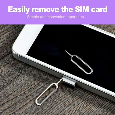 16 Pack SIM Card Ejector Tool Kit, Phone Tray Opener Pin for Easy Removal, Standard Key for Most Cell Phones, Tablets and Other Mobile Devices in Kuwait