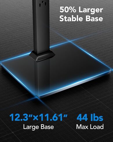 Huanuo Dual Monitor Stand ، Monitor Monitor Mount لشاشتين من 13 إلى 34 بوصة ، ناهض شاشة مستقل مع دوارة ، إمالة ، دوران و 13 إعدادات ، حمولة كحد أقصى 44 رطلاً ، Max Vesa 100x100 in Saudi Arabia