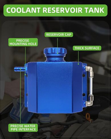 SCITOO Coolant Radiator Reservoir Tank LSETGM011 Coolant Overflow Expansion Bottle For Buick For Chevrolet For Oldsmobile For Pontiac For Saturn in Saudi Arabia