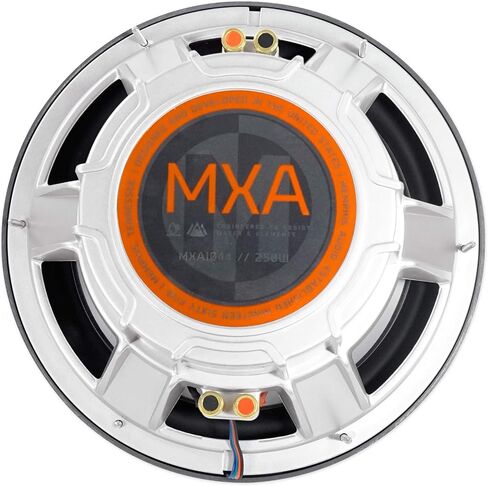 Memphis Audio MXA1044 500W 10 "مزدوج 4 أوم مضخم الصوت البحري مع مصابيح LED RGB ، تصميم مقاوم للطقس ، مخروط البولي بروبيلين مع محيط مطاطي ، مثالي للقوارب ، UTVs ، PowerSports والصوت الخارجي in Kuwait
