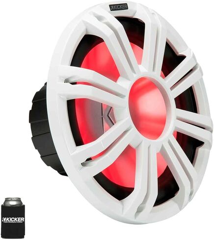 كيكر KM122 12 "مضخم صوت بحري مع LED White Grill 2 أوم للتطبيقات المختومة in Saudi Arabia