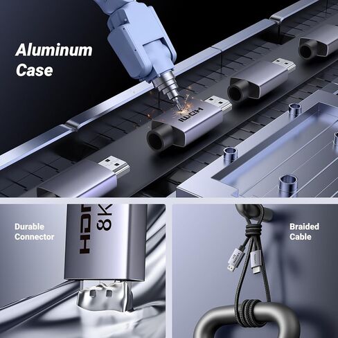 UGREEN NASync DXP6800 Pro 6-Bay Desktop NAS,Network Attached Storage (Diskless) Bundle with 8K HDMI 2.1 Cable 48Gbps 10FT in Kuwait