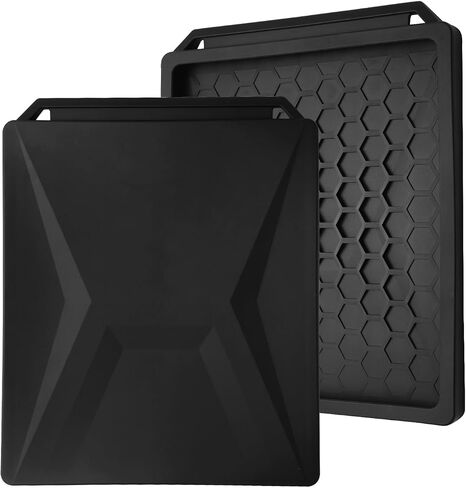 غطاء حالة Starlink Mini ، و Scarlink Mini Accessories حالة وقائية للسيليكون ، ومقاوم للطقس ، ومقاومة للصدمات ، ومقاومة للغبار ، وحماية كاملة محمولة لأطباق الأقمار الصناعية والسفر واستخدام RV (أسود) in Kuwait