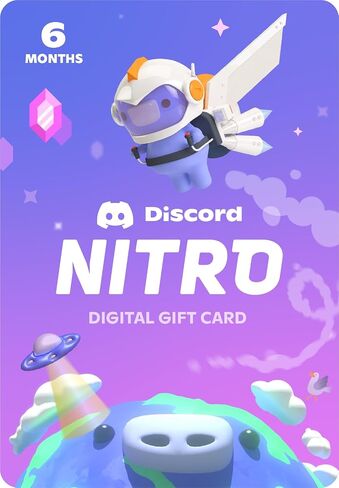 Discord Nitro 1-Month Subscription Gift Card [Digital Code] in Kuwait