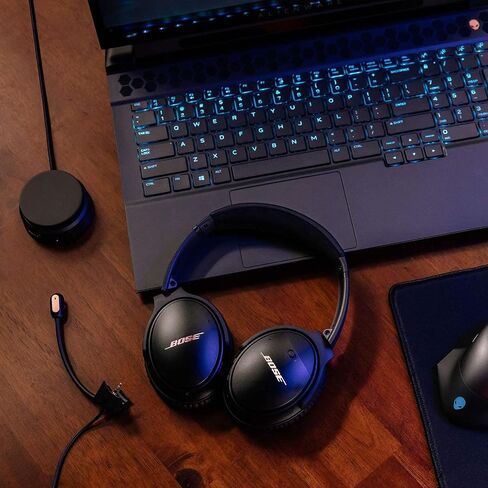 Bose QuietComfort 35 Series 2 Gaming Headset — Comfortable Noise Cancelling Headphones Black (Renewed) in Saudi Arabia