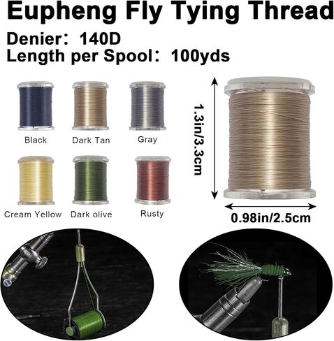 Eupheng Fly Rixing Materials Kit للمبتدئين والطبقات المتقدمة - نظام كامل لبناء الذباب المتين والواقعية (Primetie Fiberbox) in Kuwait