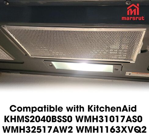 مرشح ميكروويف يناسب المطبخ Maytag Whirlpool Amana W10208631a KHMS2040BSS0 WMH31017AS0 WMH32517AW2 WMH1163XVQ2 in Kuwait
